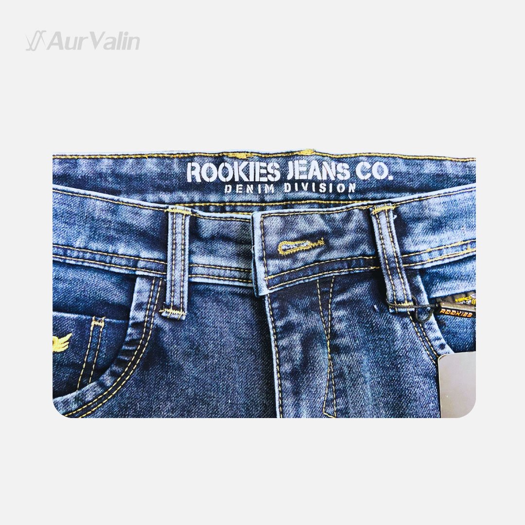 Rookies Men’s Premium Imported Jeans Pant – AurValin