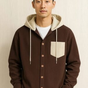 Men’s Winter Rib Fabric Jacket – Premium Soft & Comfortable Fit