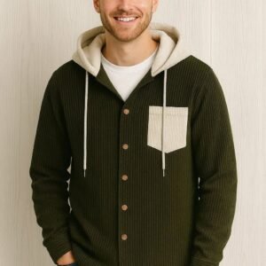 Men’s Winter Rib Fabric Jacket – Premium Soft & Comfortable Fit