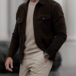 Men’s Winter Rib Knit Shirt – Premium Soft & Comfortable Fabric